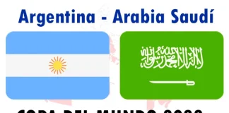 Apuestas Argentina vs Arabia Saudi Copa del Mundo 2022